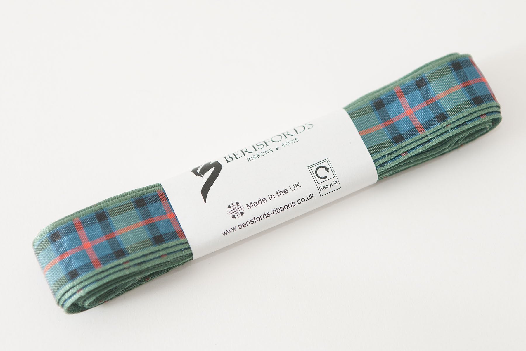 Berisfords Tartan Ribbon Pack - 16 mm Flower of Scotland - 1 x 5 metres