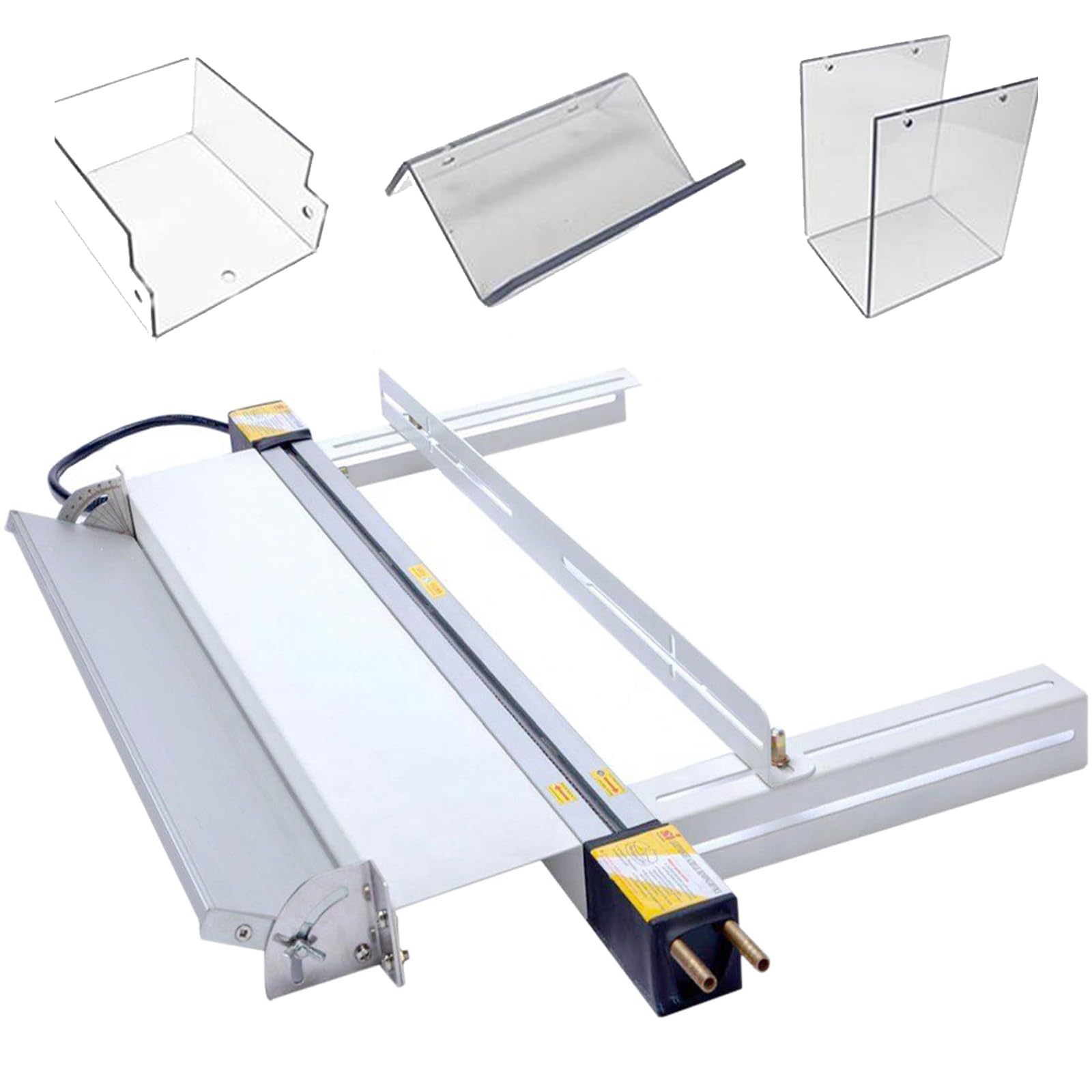 Máquina dobladora de calor, dobladora de acrílico de 30 cm/60 cm/125 cm, dobladora de plástico PVC con soporte y ajustador de ángulo, herramienta de calentamiento manual para hacer carteles de 125 m