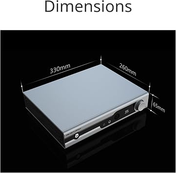 AOSHIDA Gustard H26 Class A Headphone Amp & Preamp, Fully Balanced Discrete, 4.4mm/6.35mm/4-Pin XLR Headphone Amplifier, 1*RCA+2*XLR Input, 1*RCA+1*X LR Output Preamplifier (Silver)