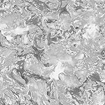 Muriva Elixir Marble Silver Wallpaper 166501 - Feature Metallic Marble Effect