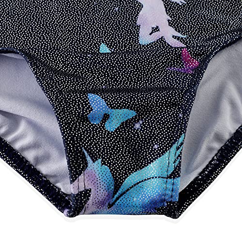 HOZIY Long Sleeve Leotards for Girls Gymnastics Kids Toddler Tumbling Outfits Floral Unicorn Galaxy Rainbow Stripe Pattern