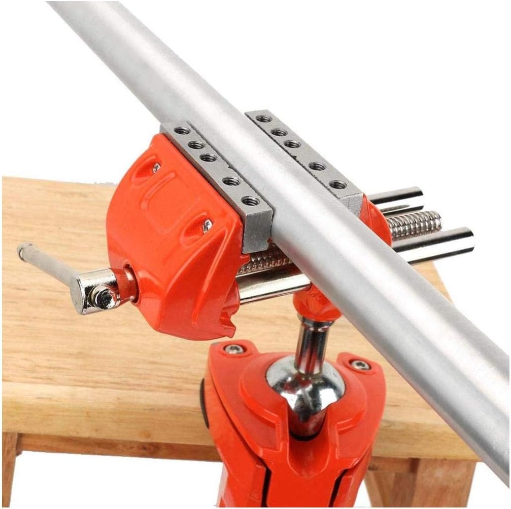 🔥 Mini Table Clamp Vise,360°Rotating Omni-directional Clamp Vise,70mm Jaw Width,With Non-Slip Rubber Gaskets,Firmly Clamped And Do Not Hurt The Table,for Woodworking, Welding, Metal Processing