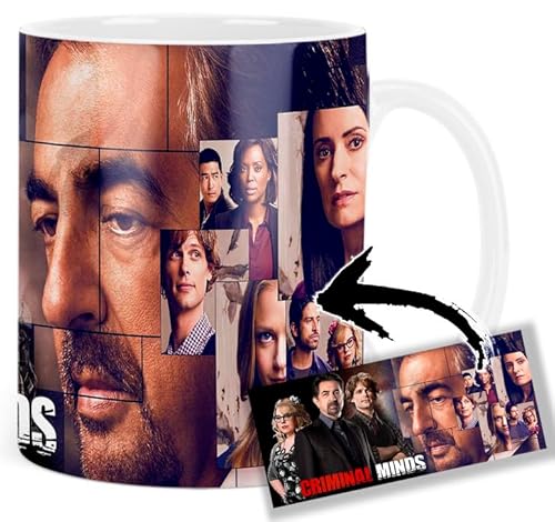 Criminal Minds Matthew Gray Gubler Paget Brewster Joe Mantegna Kirsten Vangsness Tasse Keramikbecher Mug für 12,99 EUR bei amazon.de Bild: Criminal Minds Matthew Gray Gubler Paget Brewster Joe Mantegna Kirsten Vangsness Tasse Keramikbecher Mug für 12,99 EUR bei amazon.de
