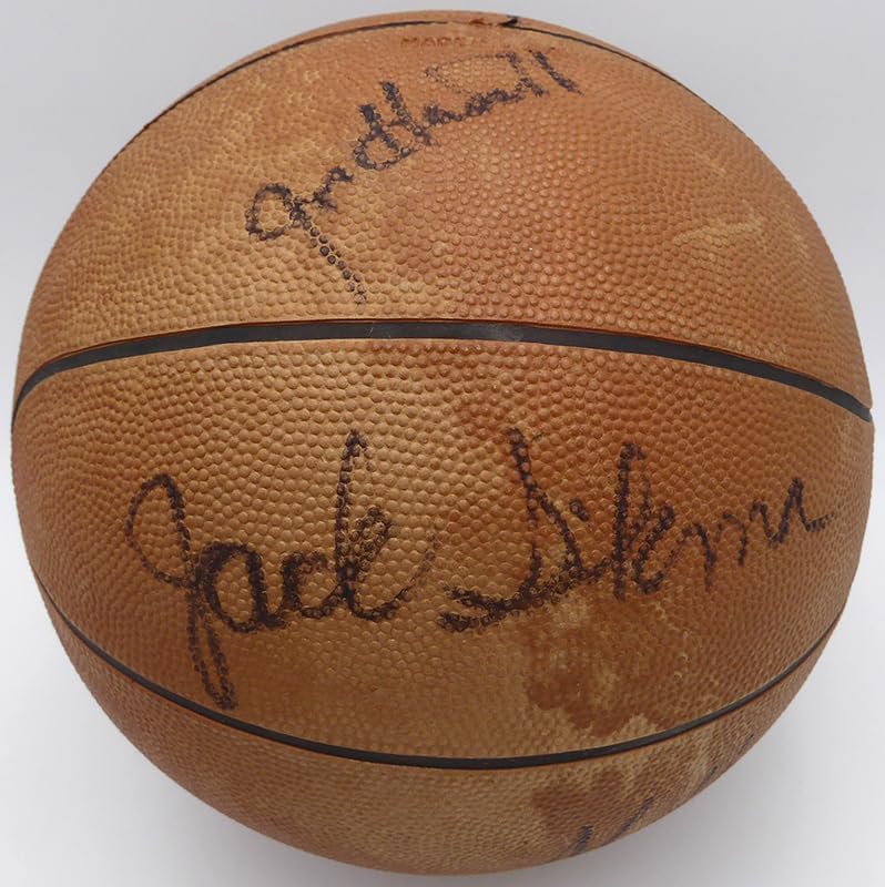 1977-78 Autographed Penn Basketball With 10 Signatures Including Dennis Johnson Beckett BAS #AE08386