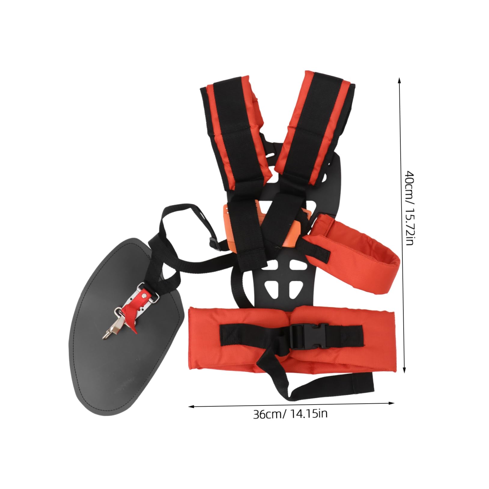 BESPORTBLE de Hombro W Acolchado para Cortacésped Cinturón Ajustable para Desbrozadora y Segadora de Hierba Accesorio Cómodo y Resistente para Jardín