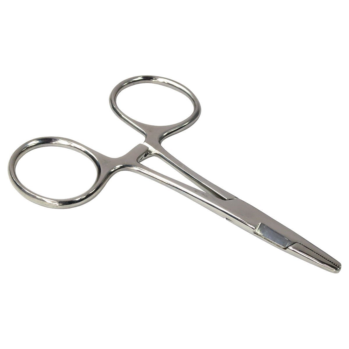 HTS 226H4 4" Stainless Steel Locking Fisherman's Hemostat with Scissors