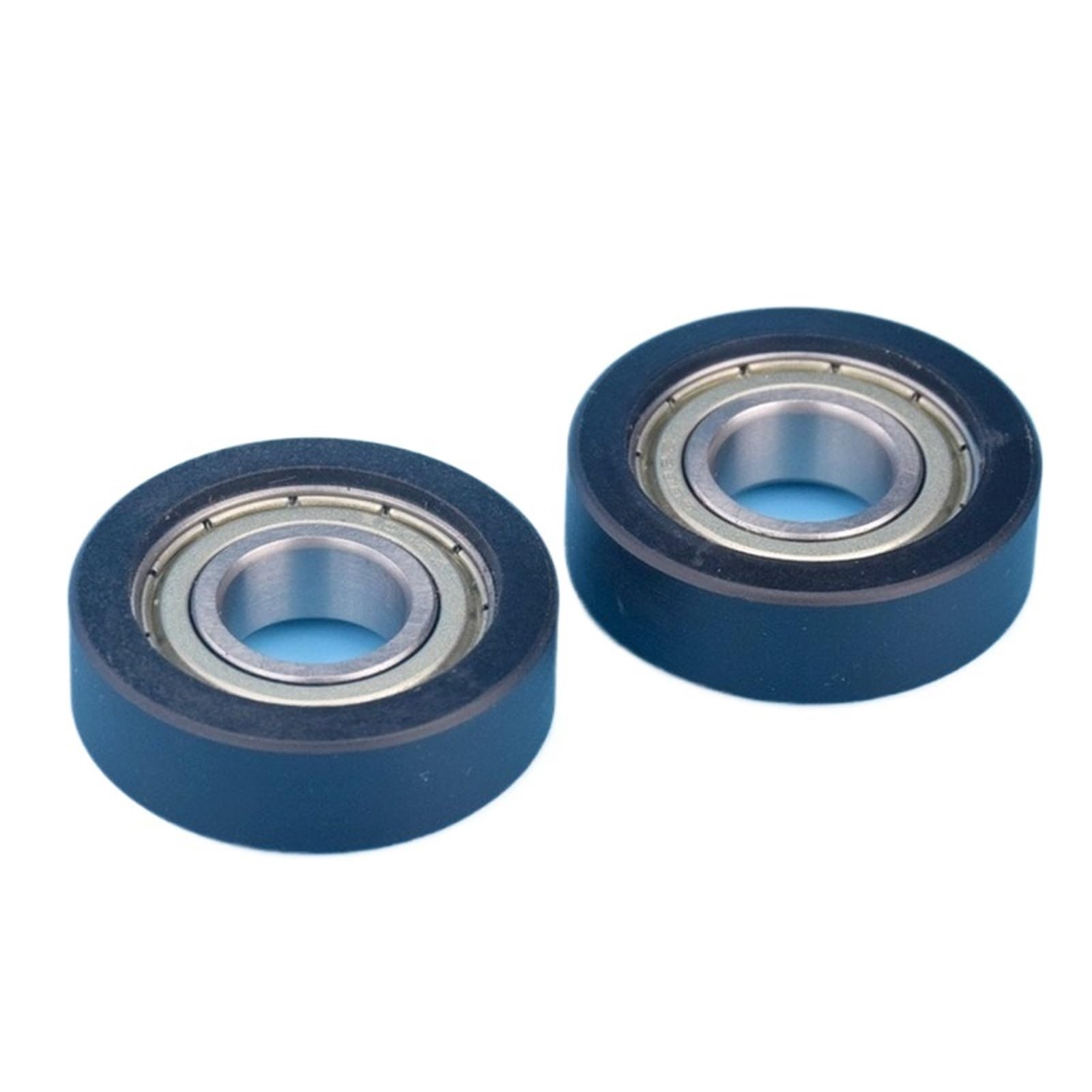 15 * 40 * 12mm eingebettetes 6002ZZ-Lager Nylon-Kunststoff-beschichtetes Riemenscheibenlager Gleitlager mechanische Flachradrolle