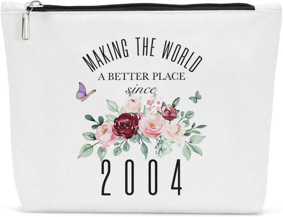 JIUWEIHU Women's 21st Birthday Gifts - Cosmetic Bags Since 2004 multi15