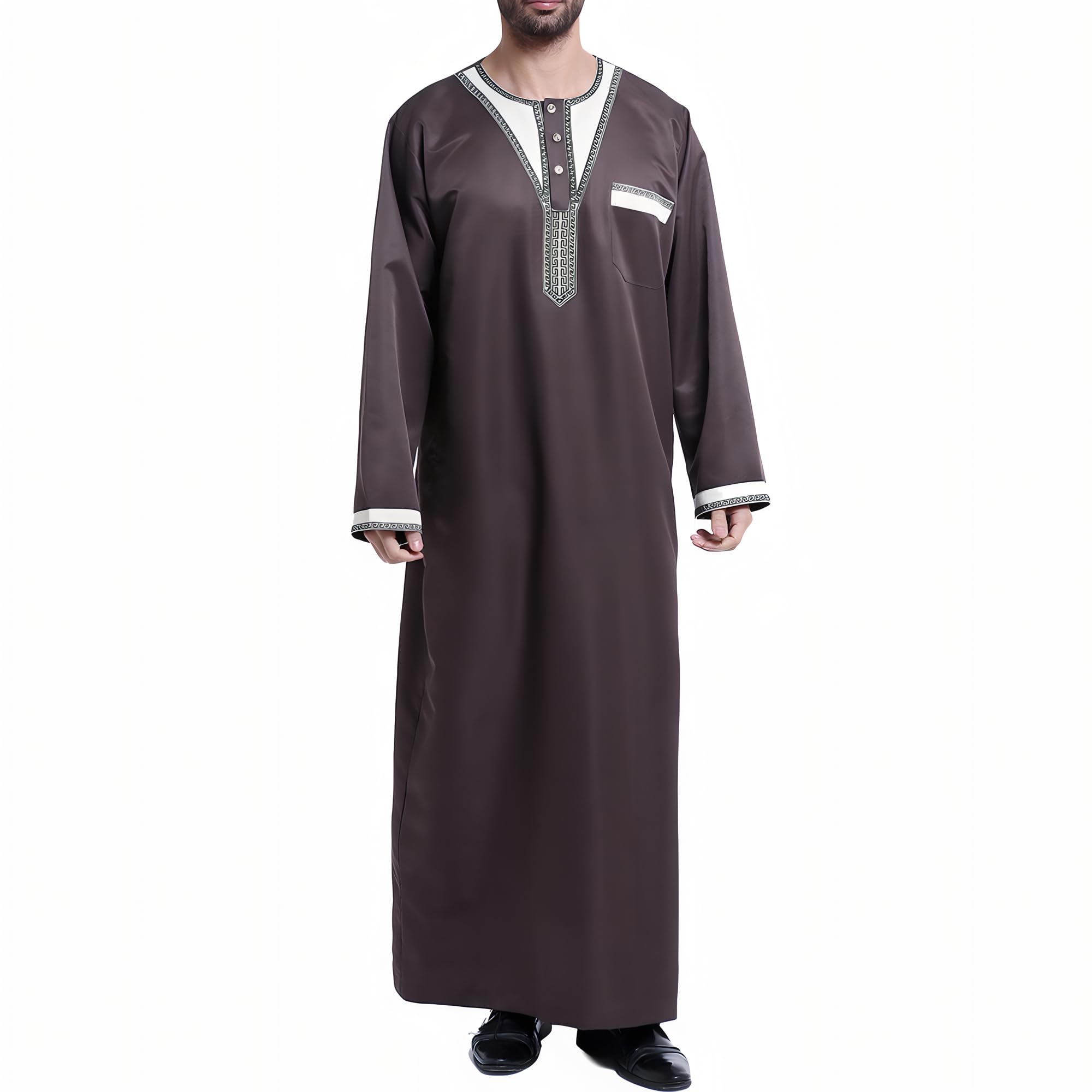 Caftan Homme – szlafrok Musulmane Thobe Djellaba Abaya Kami