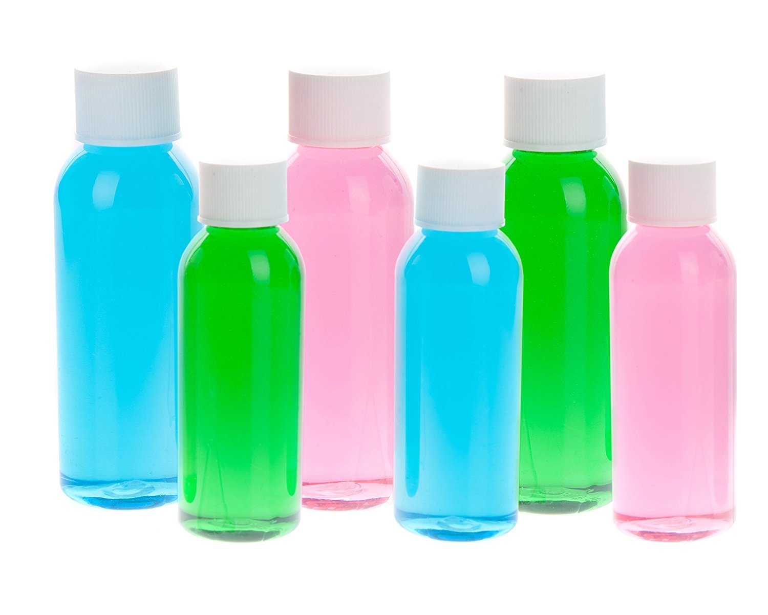 Buy Air Travel Bottles 6 Pack Plastic Travel Bottle Set 50ml, Clear