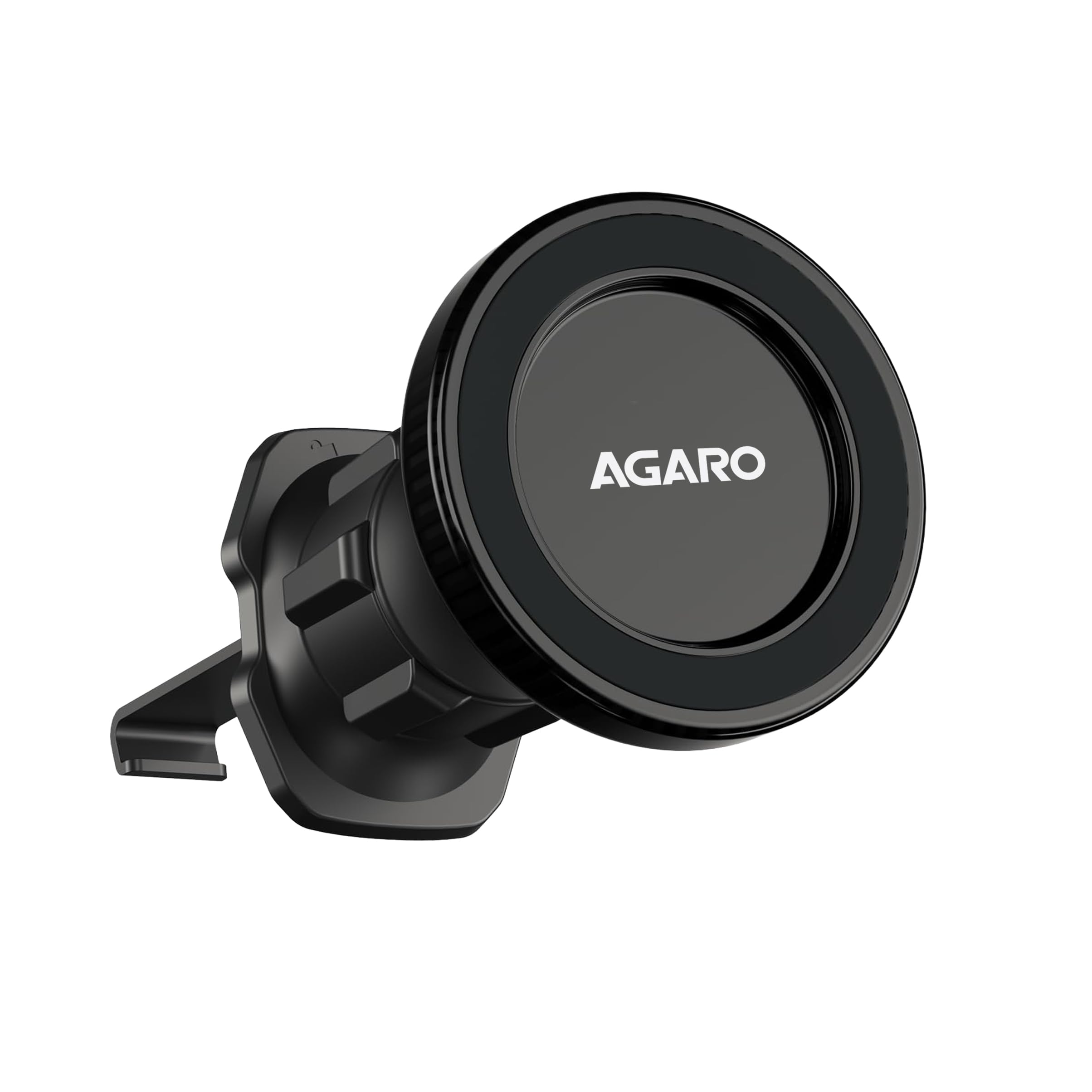 AGARO Magnetic Car Mobile Holder Stand with Ultra-Strong N52 Magnet, AC Vent Mount, 360° Rotation, One-Hand use, Magsafe & Universal Compatibility with Included Metal Ring for iPhone & Android Phones-picture-20