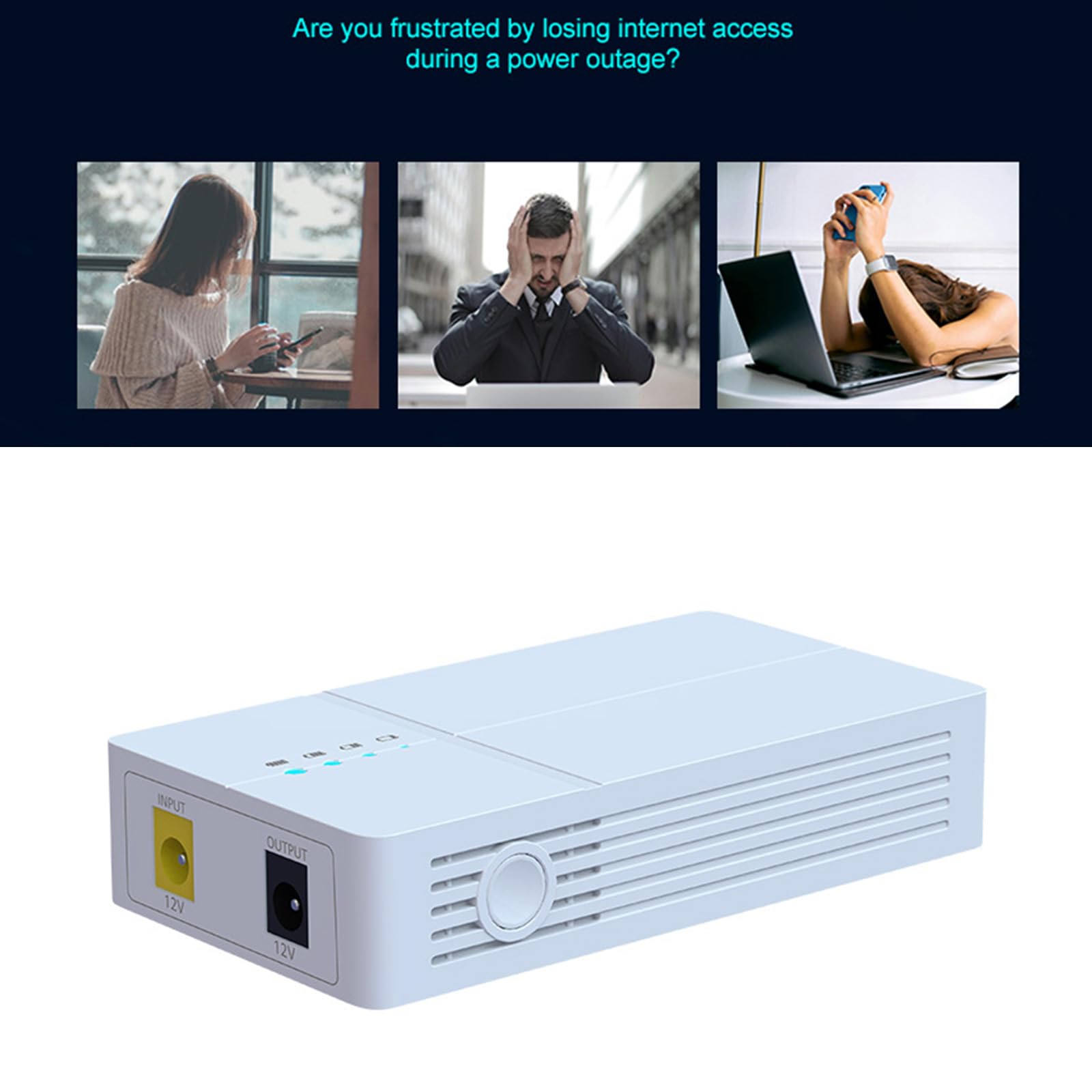 Capacità 7800mAh 12V 2A Gruppo di Continuità di Backup per Router Modem Wifi Router Accessori Elettrici Alimentazione Backup