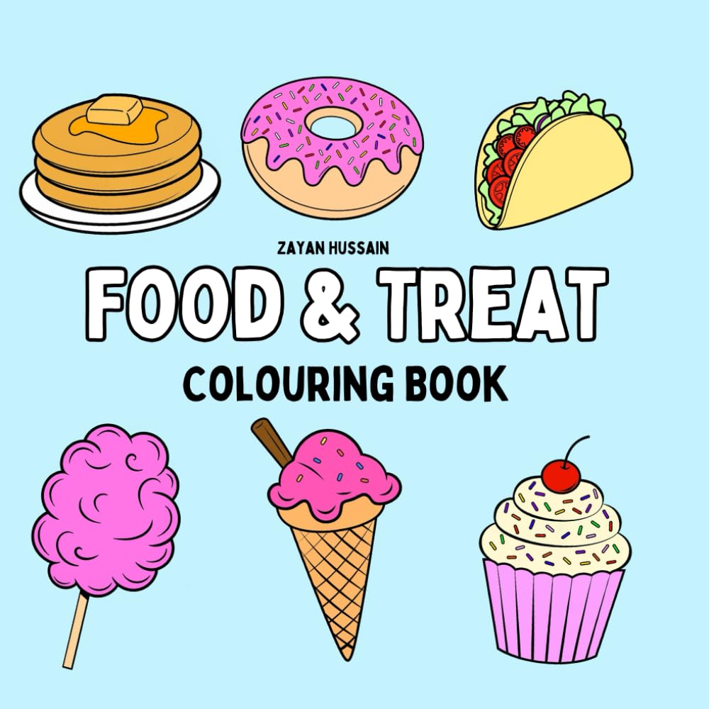 Food Colouring Book (Bold & Easy Colouring Books)
