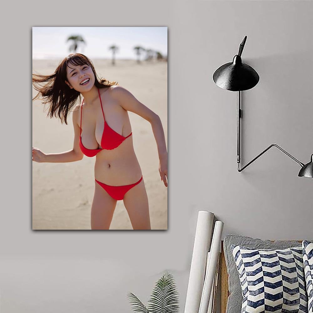 Amazon.co.jp: 壁画 田野憂(たのゆう)水着写真のポスター 女優「田野憂