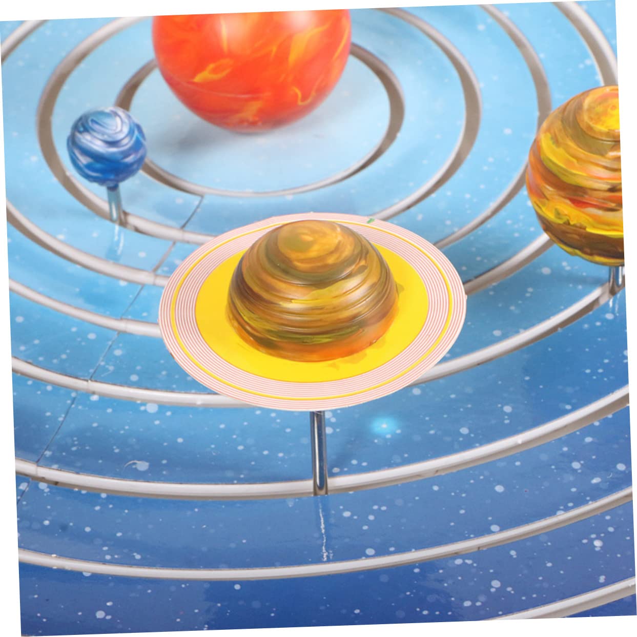 Kit de Pintura del Sistema Solar para Niños 8 Planetas en Plástico Blanco, Fácil de Pintar y Armar, Adecuado para Proyectos DIY y Juegos Infantiles Educativos