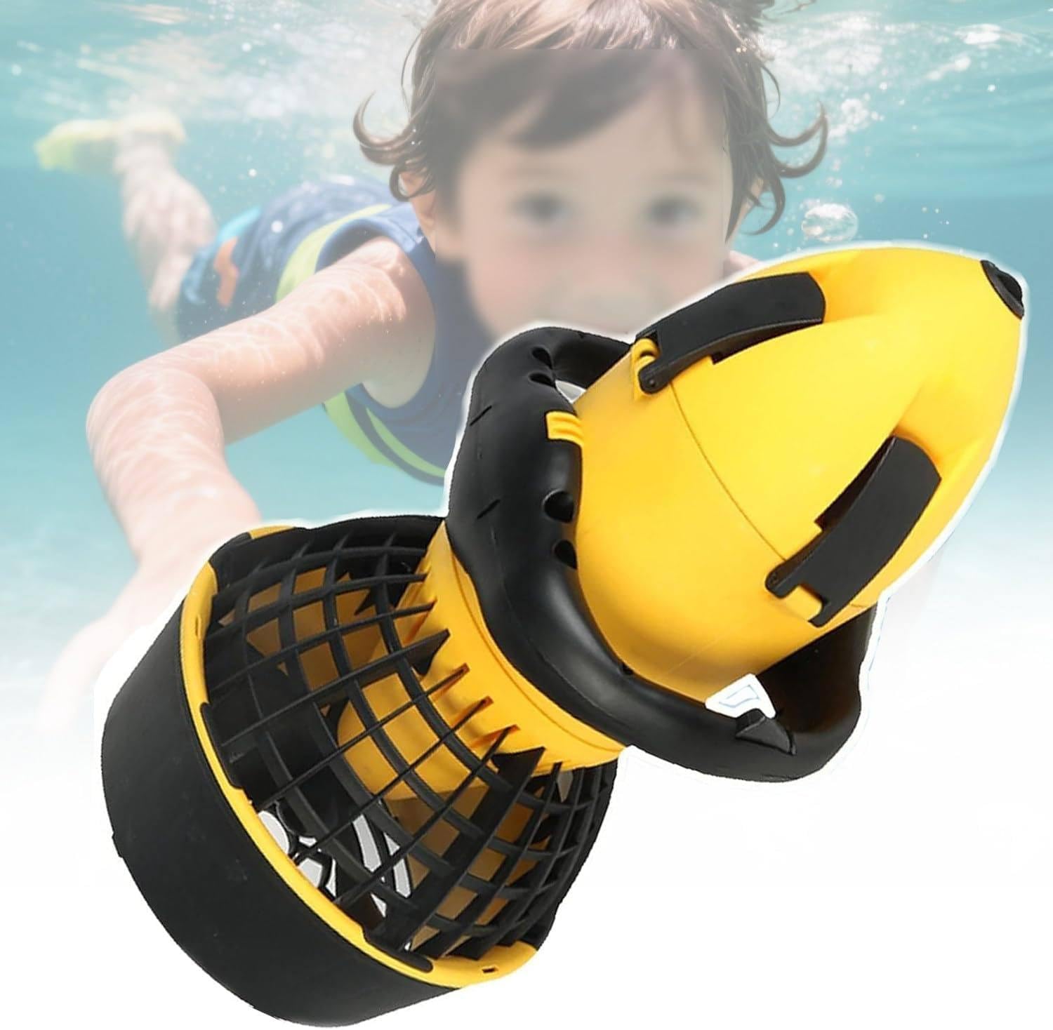WIANQIAN Underwater Scooter For Diving, Electric Swimming Propeller Brushedmotor-acidbattery