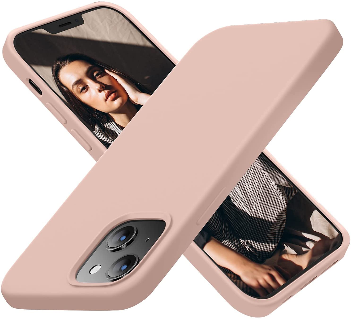 TEEKAOO Silicone Back Cover Case Compatible for iPhone 13 Mini (Pink) (B09NYPXMRG) Amazon Price History, Amazon Price Tracker