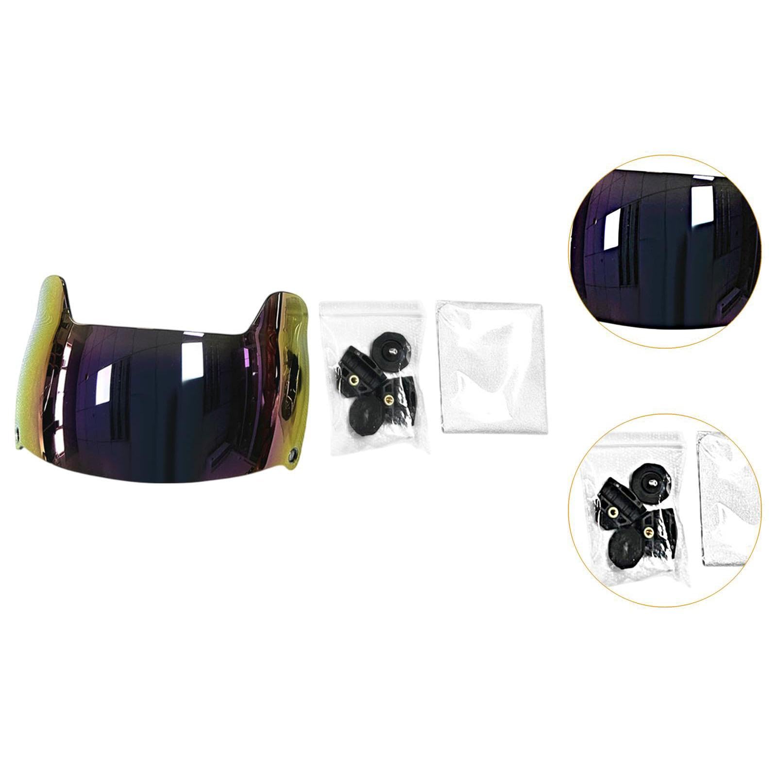 Visiera da Calcio per Caschi da Calcio, Parti Protettive, Copertura, visibilità Migliorata, Occhiali, Maschera Facciale, Protezione del Viso