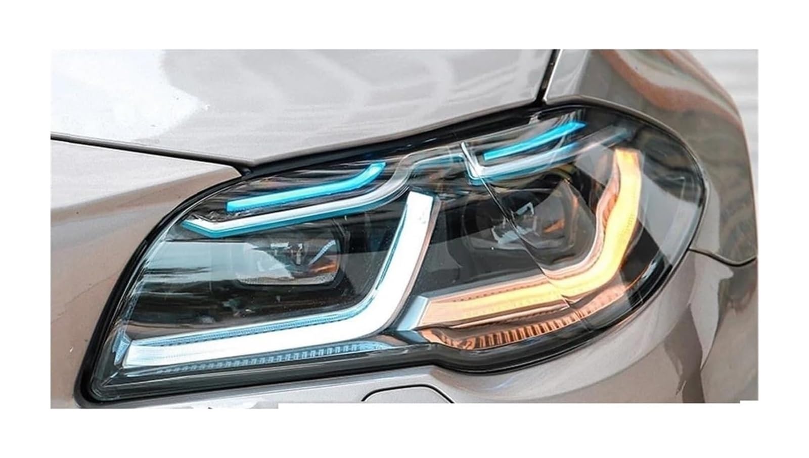 Kierunkowskaz soczewki do BMW serii 5 F10 2011-2016 F18 dla przedniego zespołu optycznego M5 bez AFS (jazda po prawej stronie/10-13 halogenów)