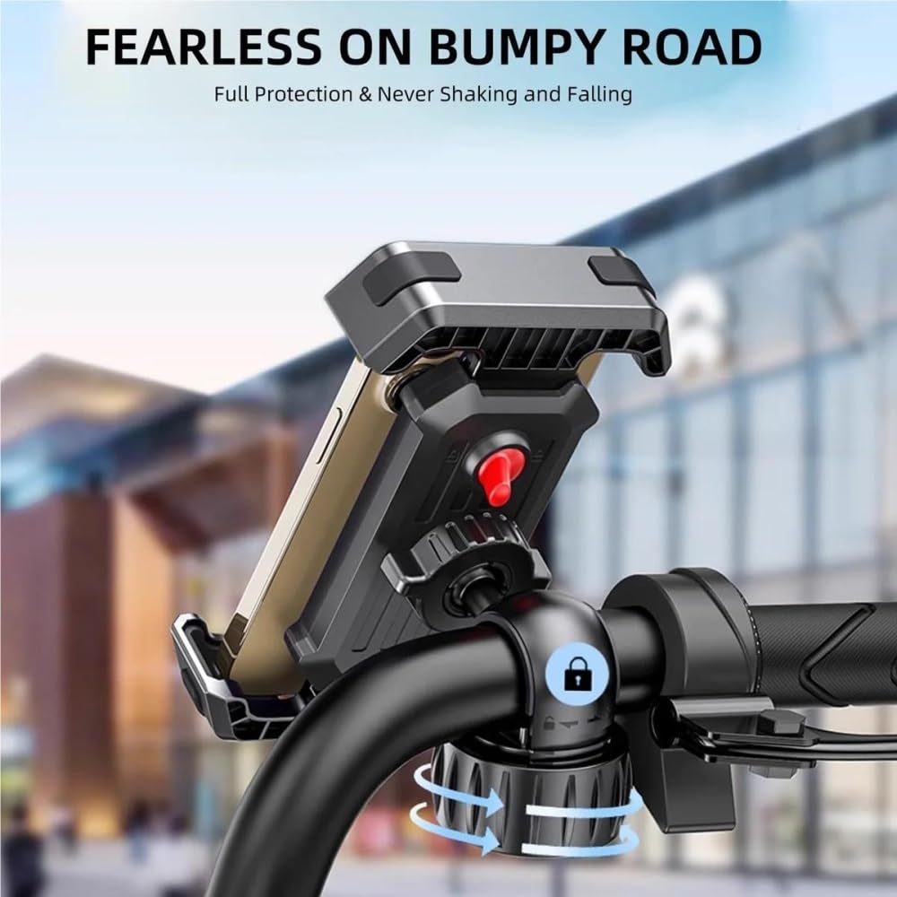 Support Universel De Téléphone Vélo Portable pour Moto Et Scooter pour Smartphones 4.7 À Pouces