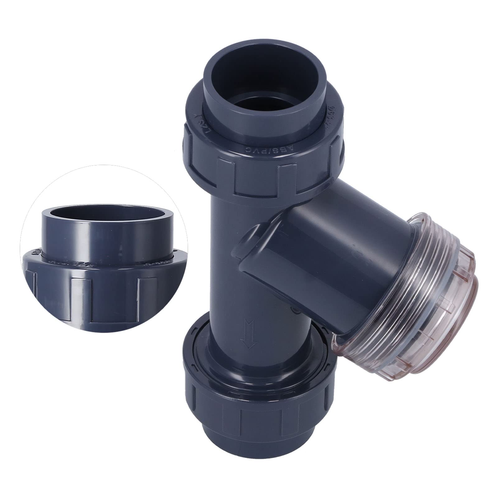 Filtro per irrigazione a Goccia, Filtro a Y per Tubo dell'Acqua di Regolazione in PVC per Uso agricolo in Serra da Giardino