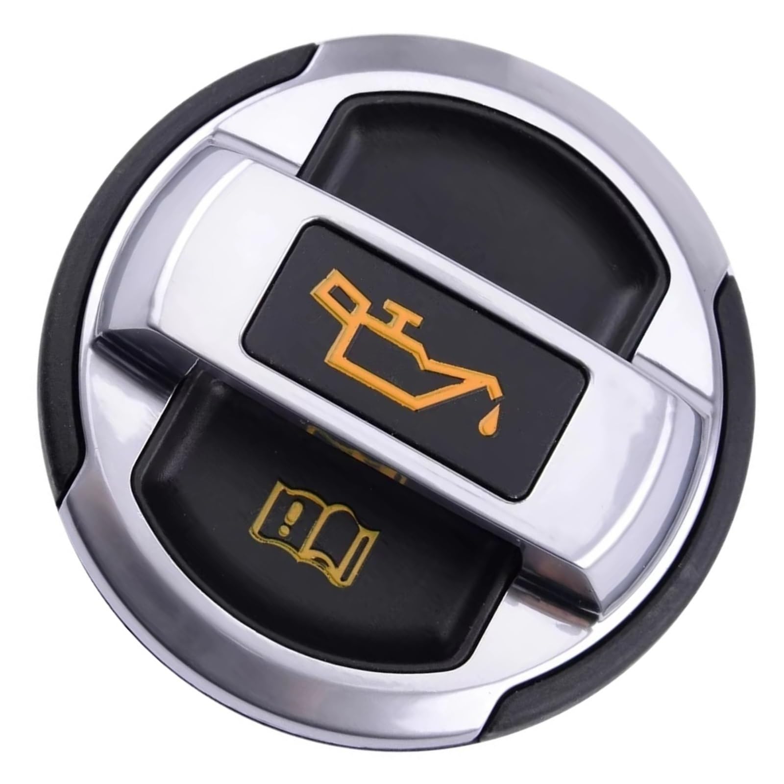 Tapón de llenado de aceite de motor Para R8 Para A4 Para A5 Para A3 Para A6 Para A7 Para Q5 Para Q3 Tapa Depósito Refrigerante Tapa Depósito Expansión Aceite Accesorios Retro(Silver)