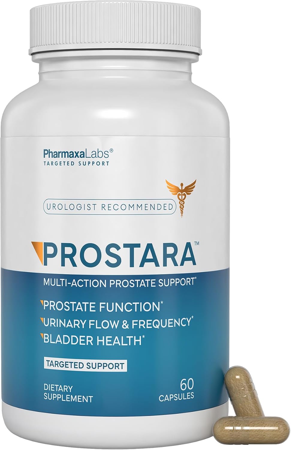 Multi-Action Prostate Supplement - Supports Urinary Flow and Bladder Comfort - Boosts Vitality and Wellness - Saw Palmetto, Pumpkin Seed, Pomegranate & Beta Sitosterol - 60 Capsules