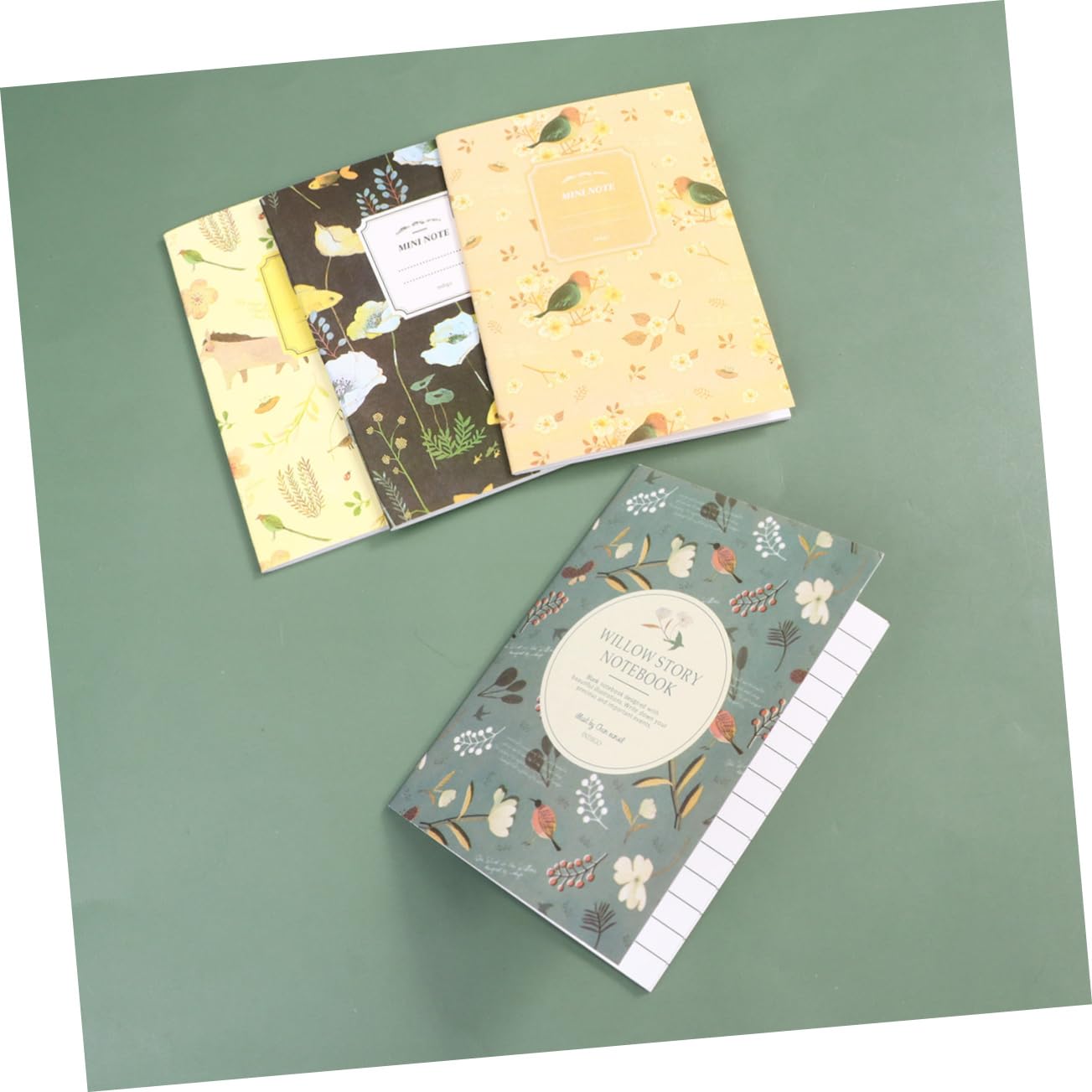 TEHAUX 2 Ensembles Mini Cahier Petit Carnet Journal Mini-livres Livre Planificateur Quotidien Carnet De Notes Livre De Pratique 50 Pièces * 2
