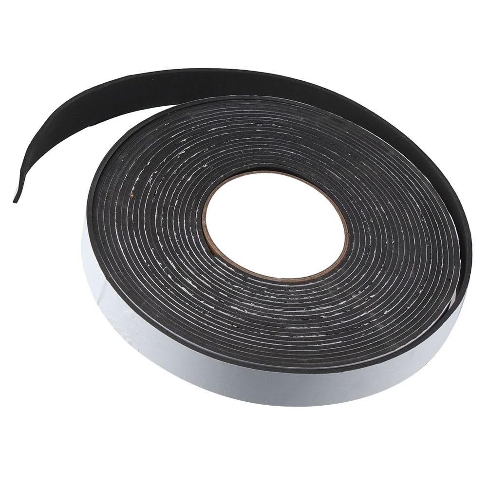 FEIYING Strong Adhesive Foam Tape, 1in x 33Ft Sealing Strip, Single-Sided Soundproof Shockproof EVA Tapes Elastic Adhesive Strip, 0.12inch Thick