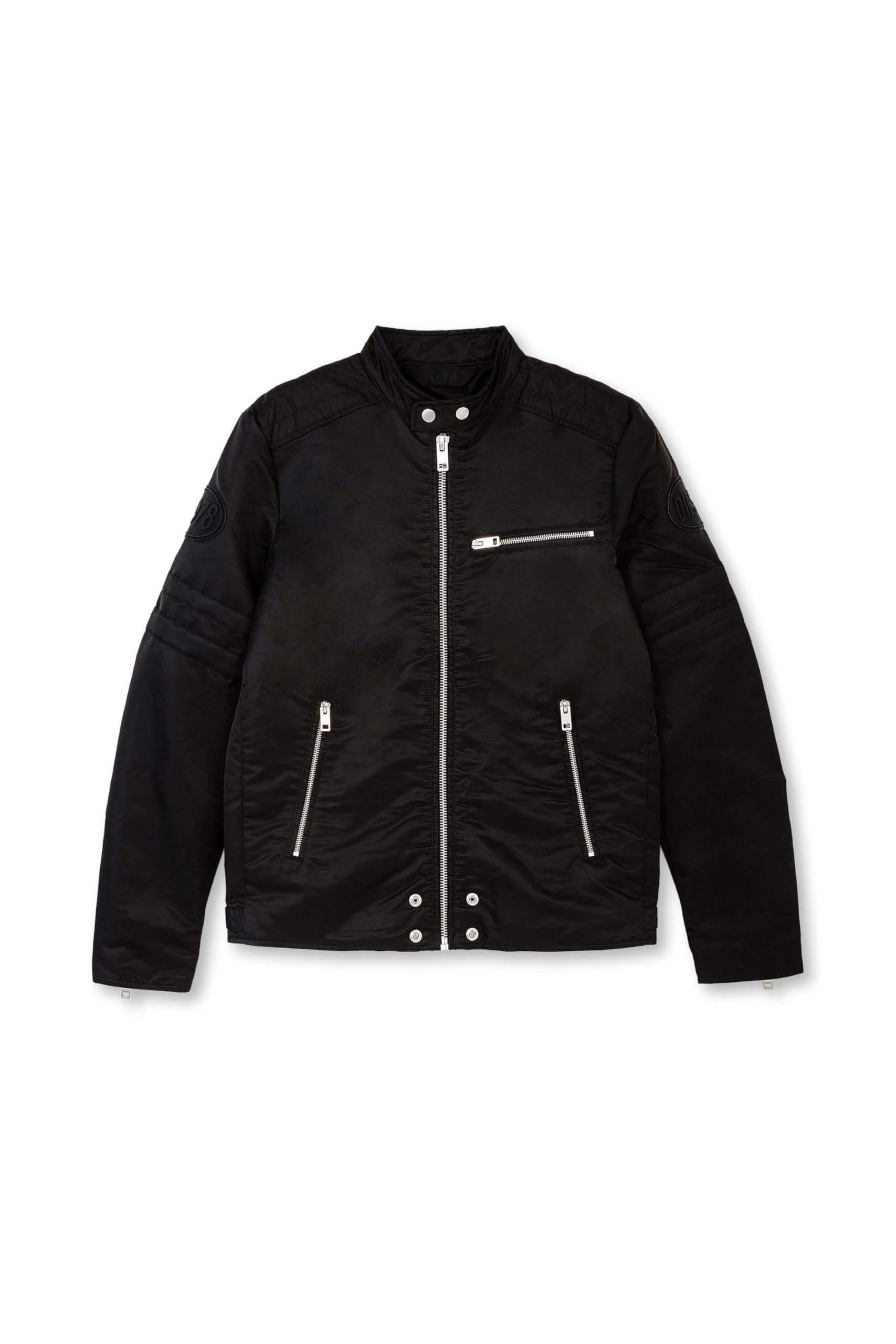 DIESEL スポーティー ジャケット 黒/白 Amazon | [ディーゼル] メンズ ジャケット ロゴ プリント コーチ