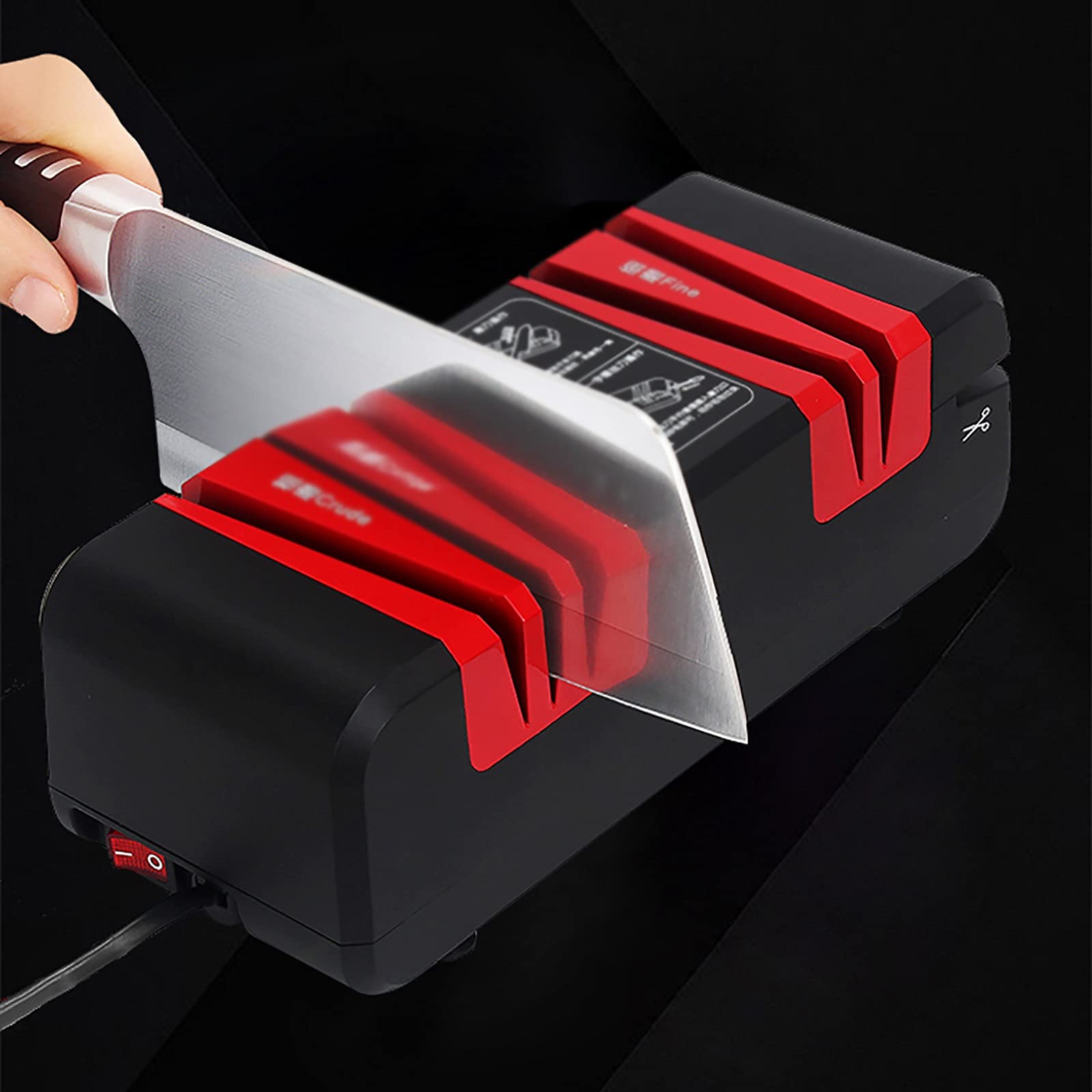 Amazon.co.jp: 電気ナイフ削り 家庭用電動ナイフシャープナーキッチン