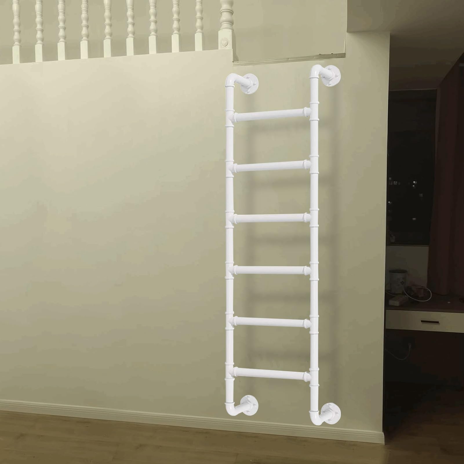 Échelle de secours murale de 3 m pour évacuation d'urgence de balcon et grenier