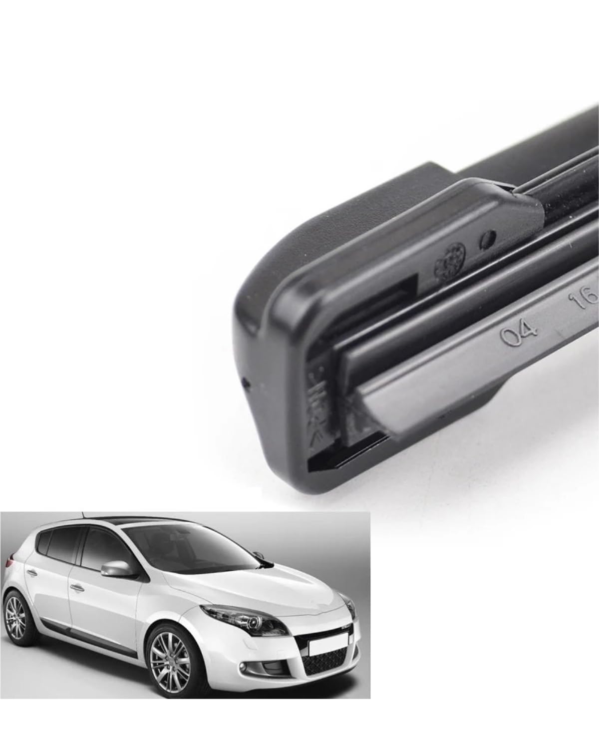 Balais D’essuie-glace Plat Avant Pour Renault Megane 3 (2008‑2017) – également Compatible D’autres Modèles – Marque Partsline
