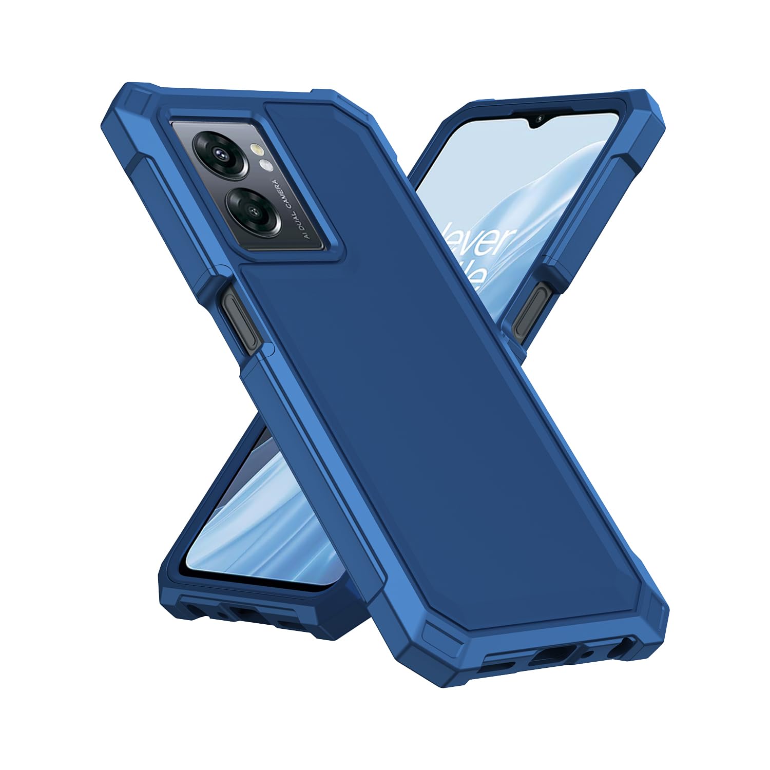 DIGTIALL Case For Cricket Magic 2 5G 2024 U655AC/ATT Propel 2 5G U655AA 6.5\" With Tempered Glass Screen Protector,Dual Layer Heavy Duty Shockproof Protective Cover,Frog On Mushroom