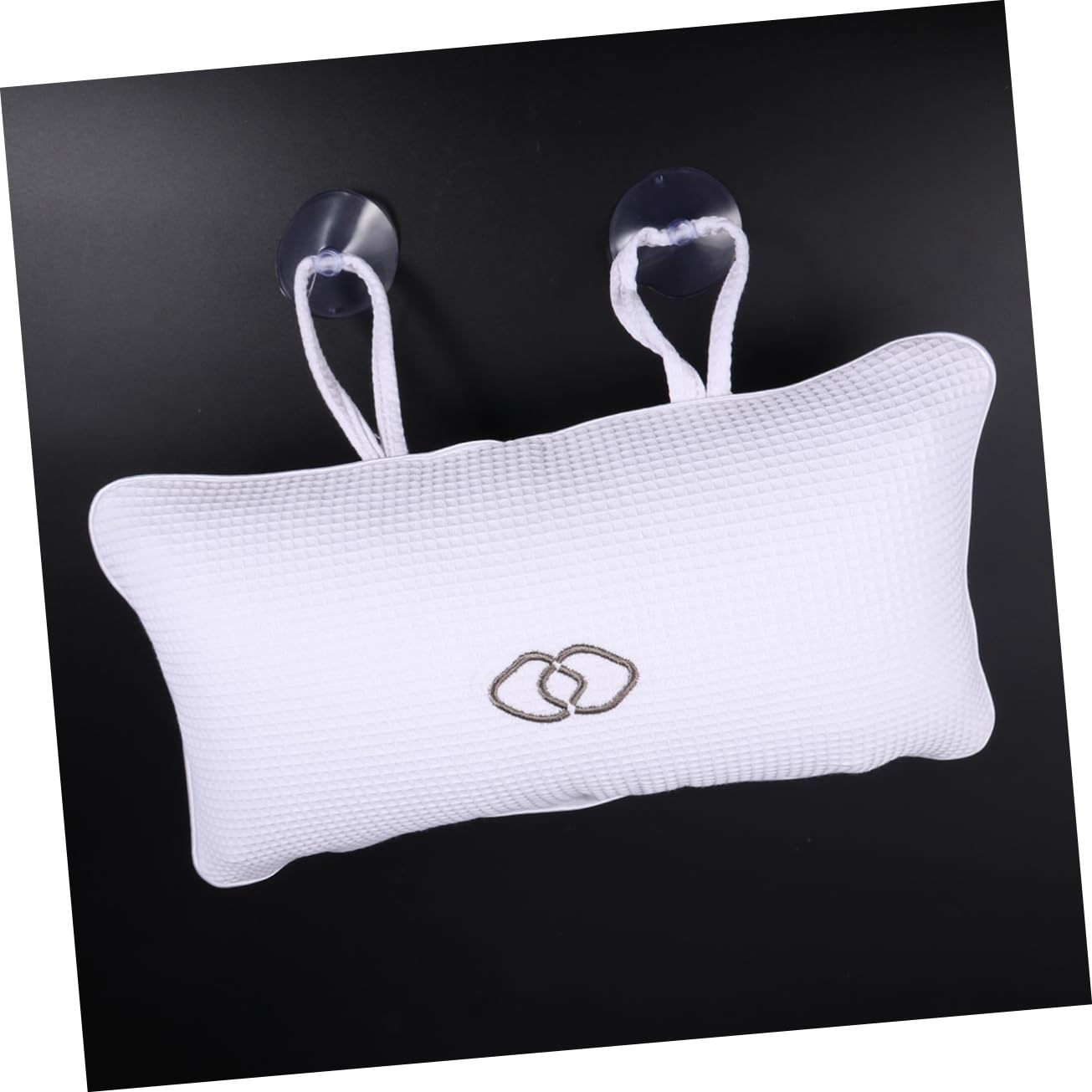 FRCOLOR 4pièces Oreillers De Bain Antidérapants avec Ventouses PVC pour Soutien Optimal Tête Et du Cou pour Spa Et Confort Maximal Et Rangement Compact