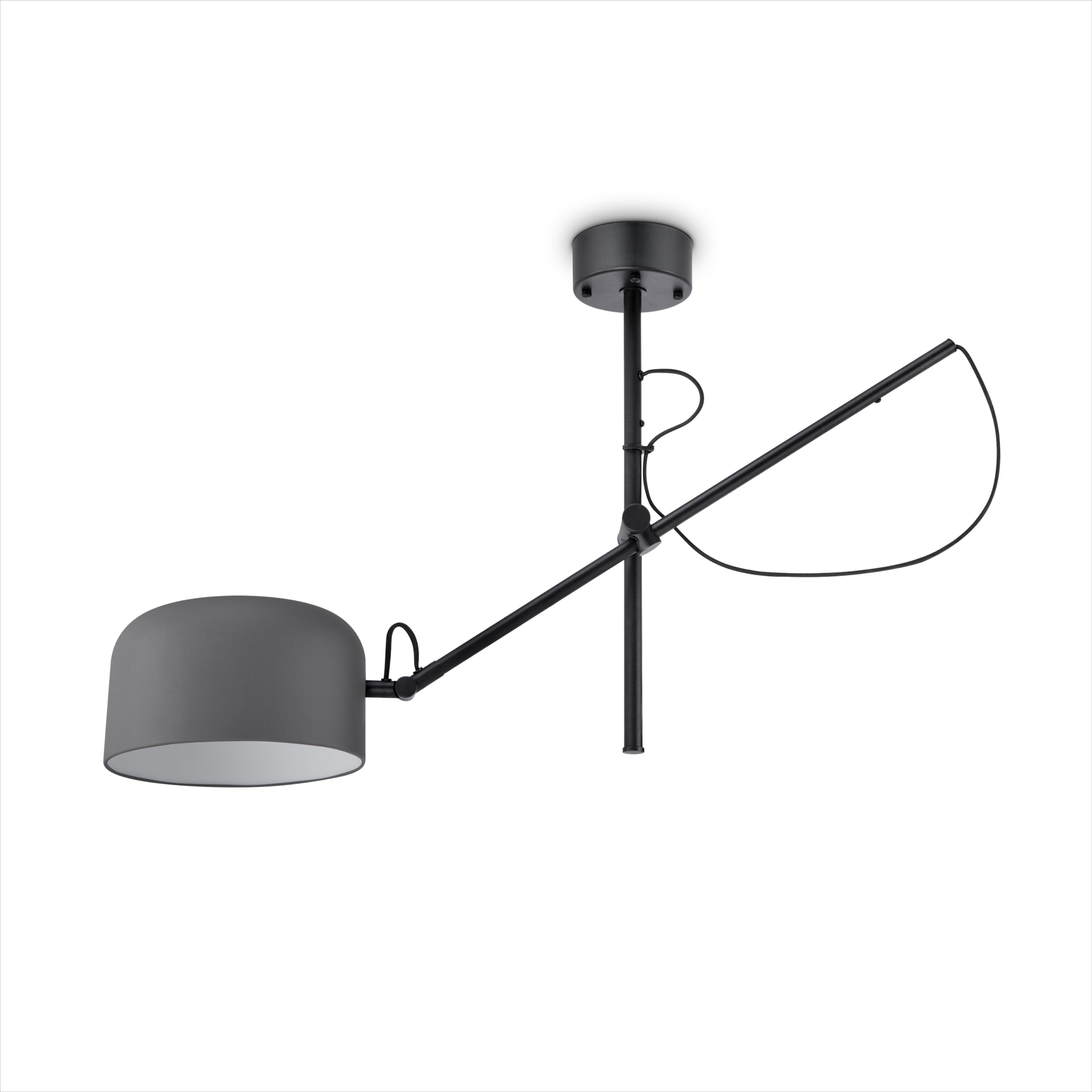 Paco Home Deckenlampe Metall Industrial Wohnzimmerlampe Deckenstrahler Lampenschirm Deckenlampe Büro Modern Stylisch E27 Fassung Retro Innen