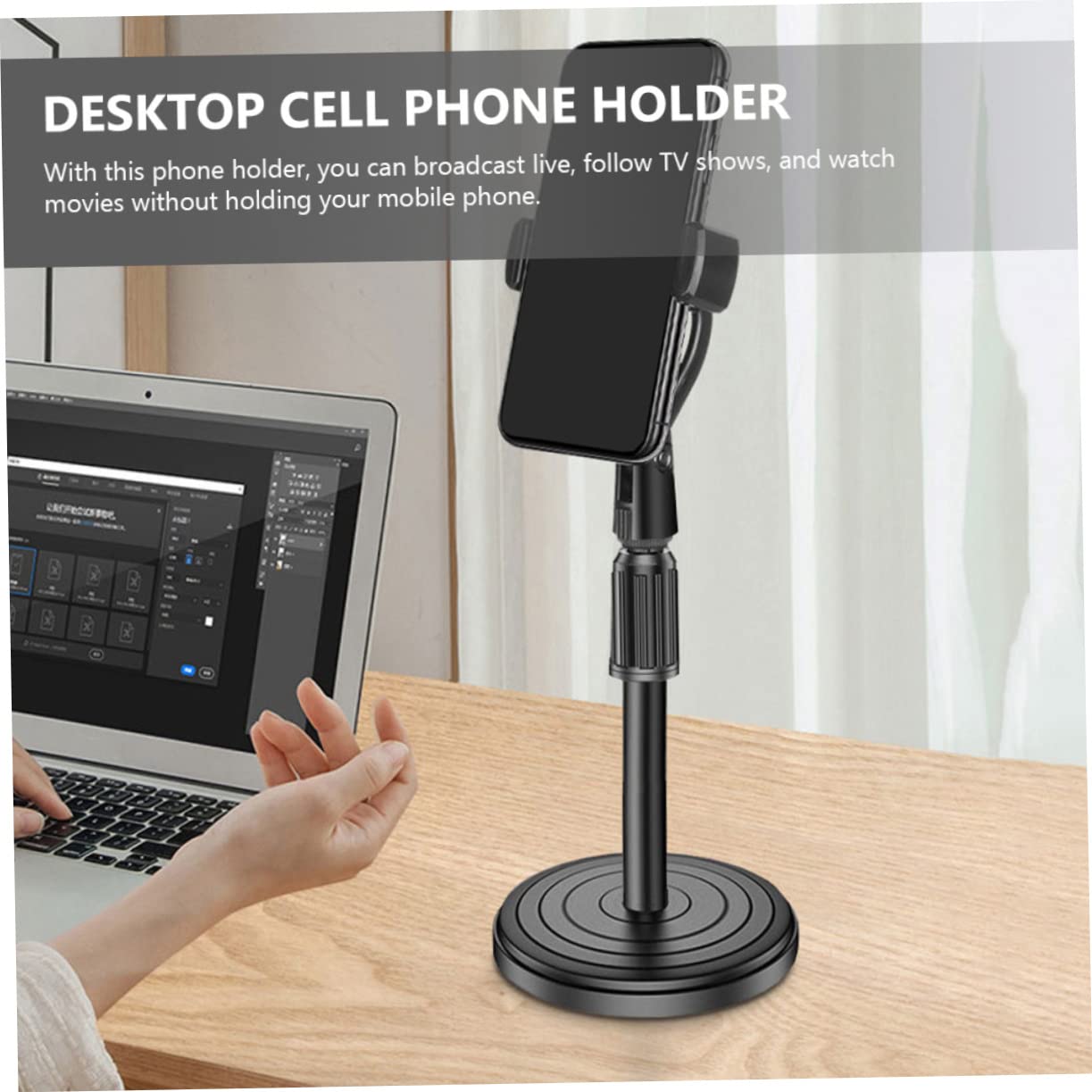 SHINEOFI 3piezas Combinación De Soporte para Teléfono Móvil Ángulo y Ajustables De Soporte De Escritorio para Celular Multiángulo para Casa u Oficina