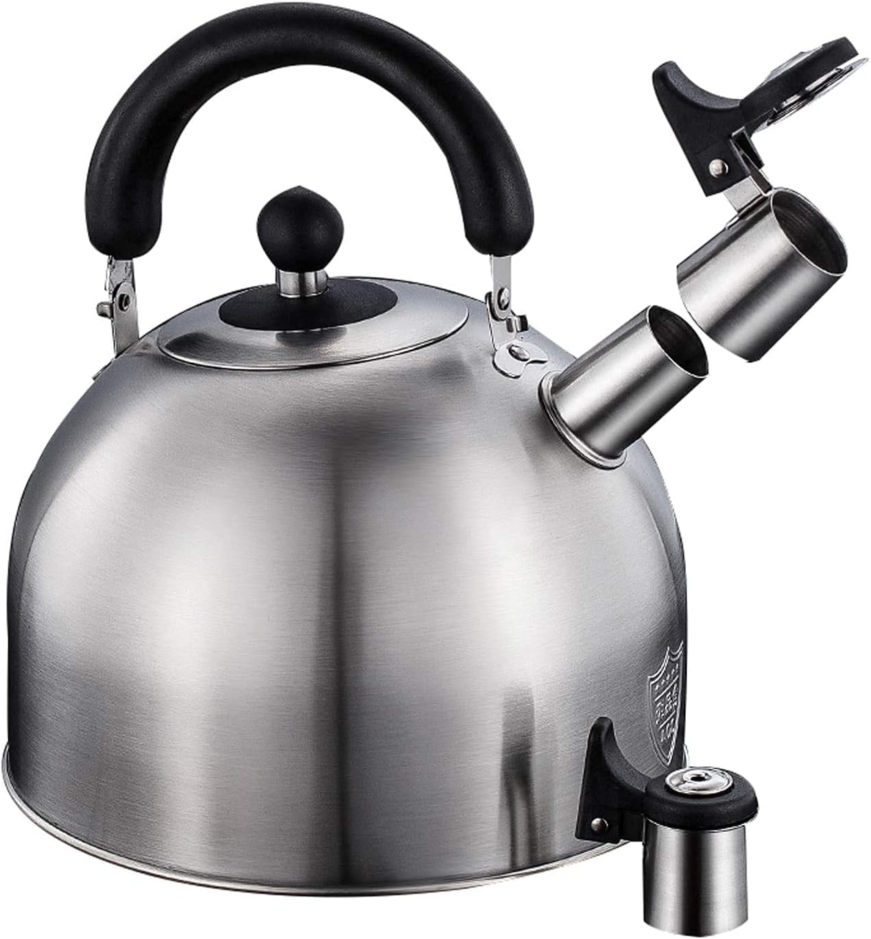 Tea kettle, 5L Large Capacity Stovetop Pot with Ergonomic Cool Handle