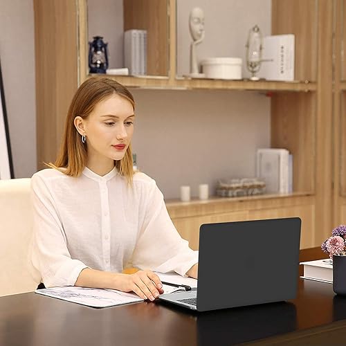 Vista 35 de MOSISO - Funda rígida y de plástico compatible con MacBook Air de 13 pulgadas versión 2022, 2021-2018, A2337 M1 A2179 A1932; con cubierta