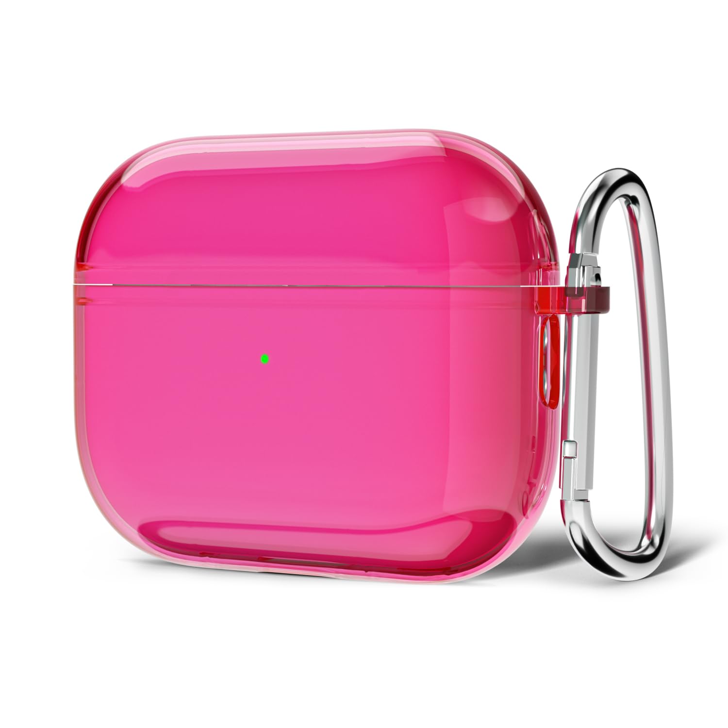 Svanove for Airpods 4 Case Clear Hard Plastic, Transparent Simple Cute Airpods 4th Generation Case with Keychain, Girly Y2k Aesthetic Trendy Airpods Cover Accessories for Women Girl, Pink — view 62