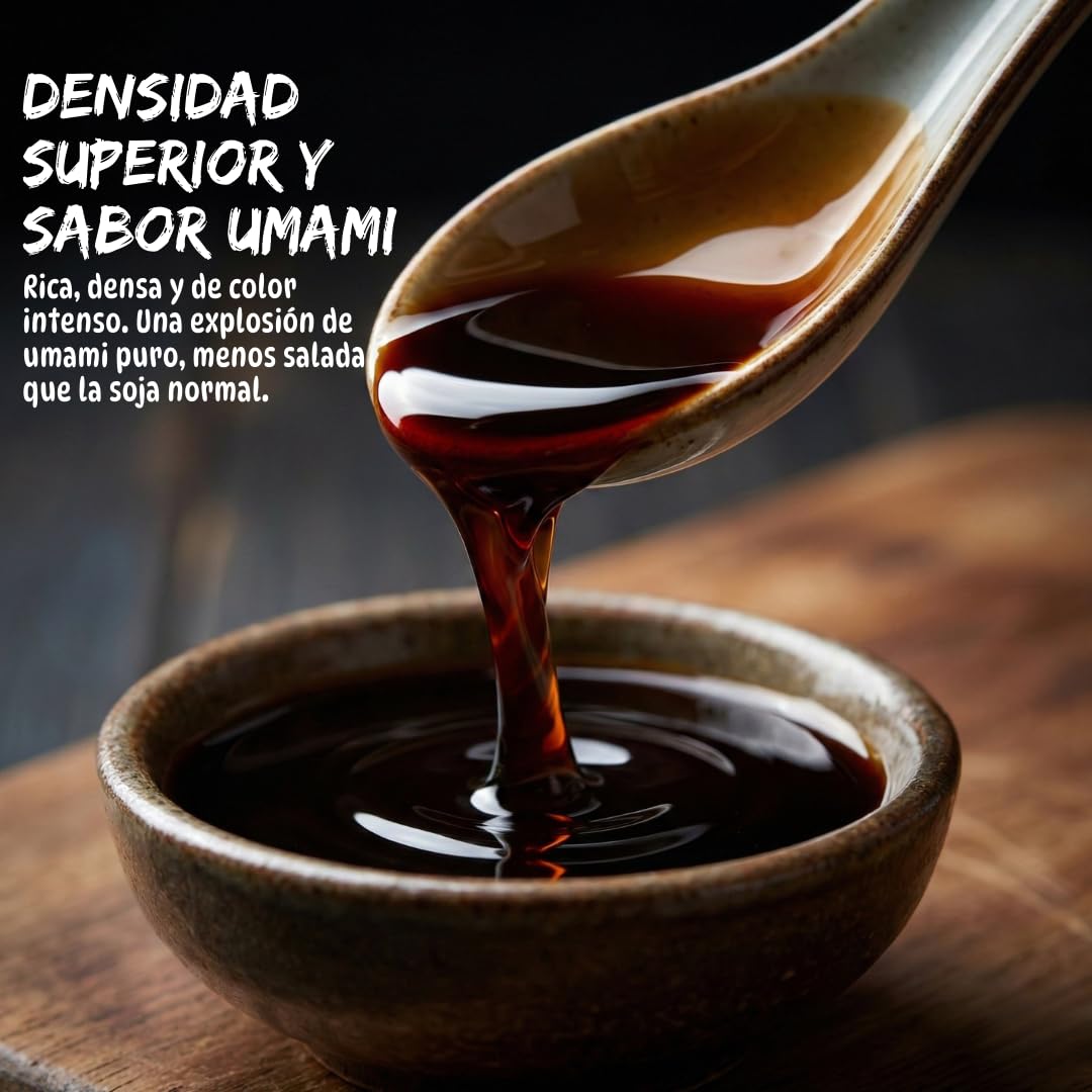 Umami Salsa de Soja Tamari BIO Kioke 250ml Fermentada 18 Meses Sin Gluten Premium