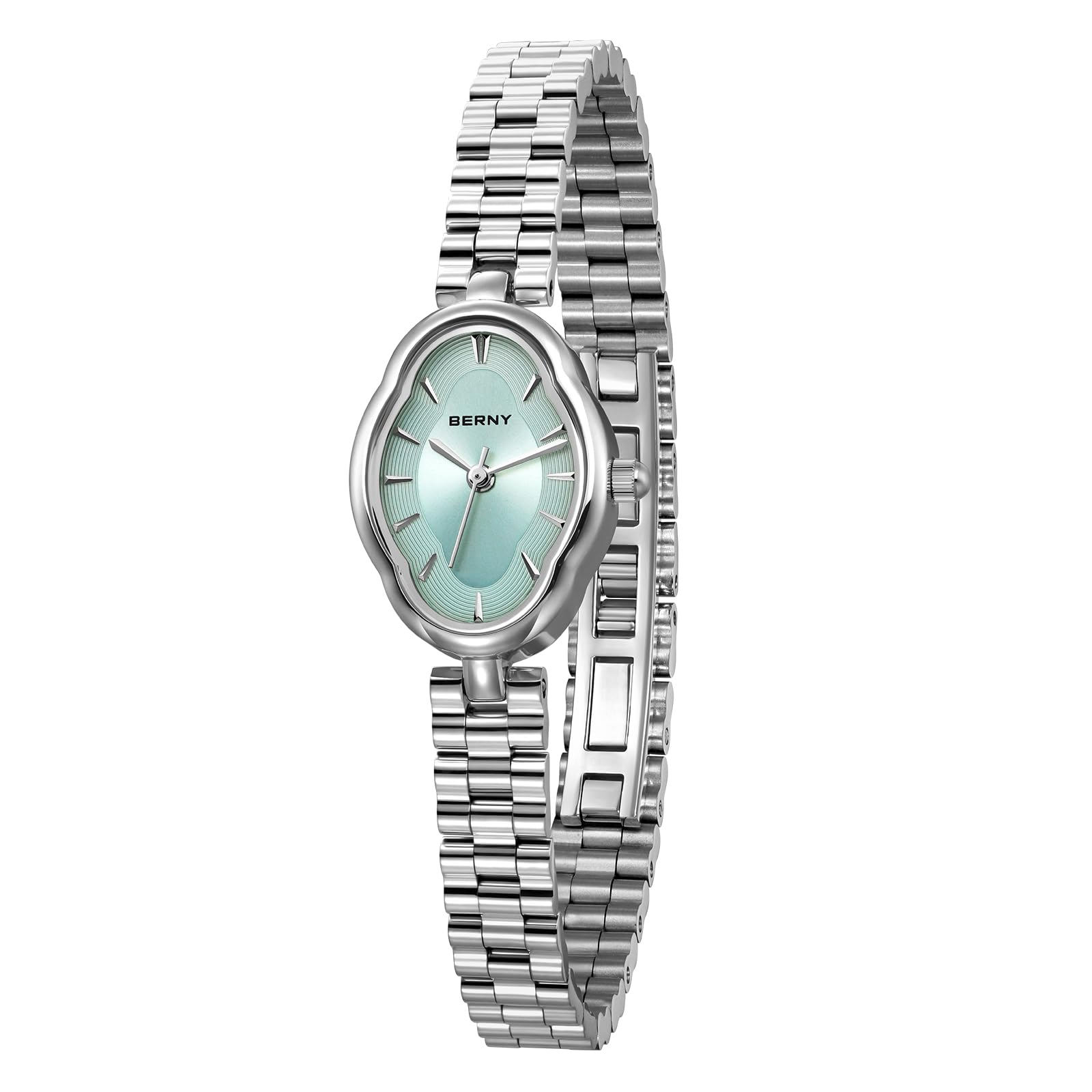 BERNY Uhr Für Frauen Damen Quarzuhren 3ATM Wasserdicht Mode Weiblich Armbanduhr Idear Geschenke für Mädchen