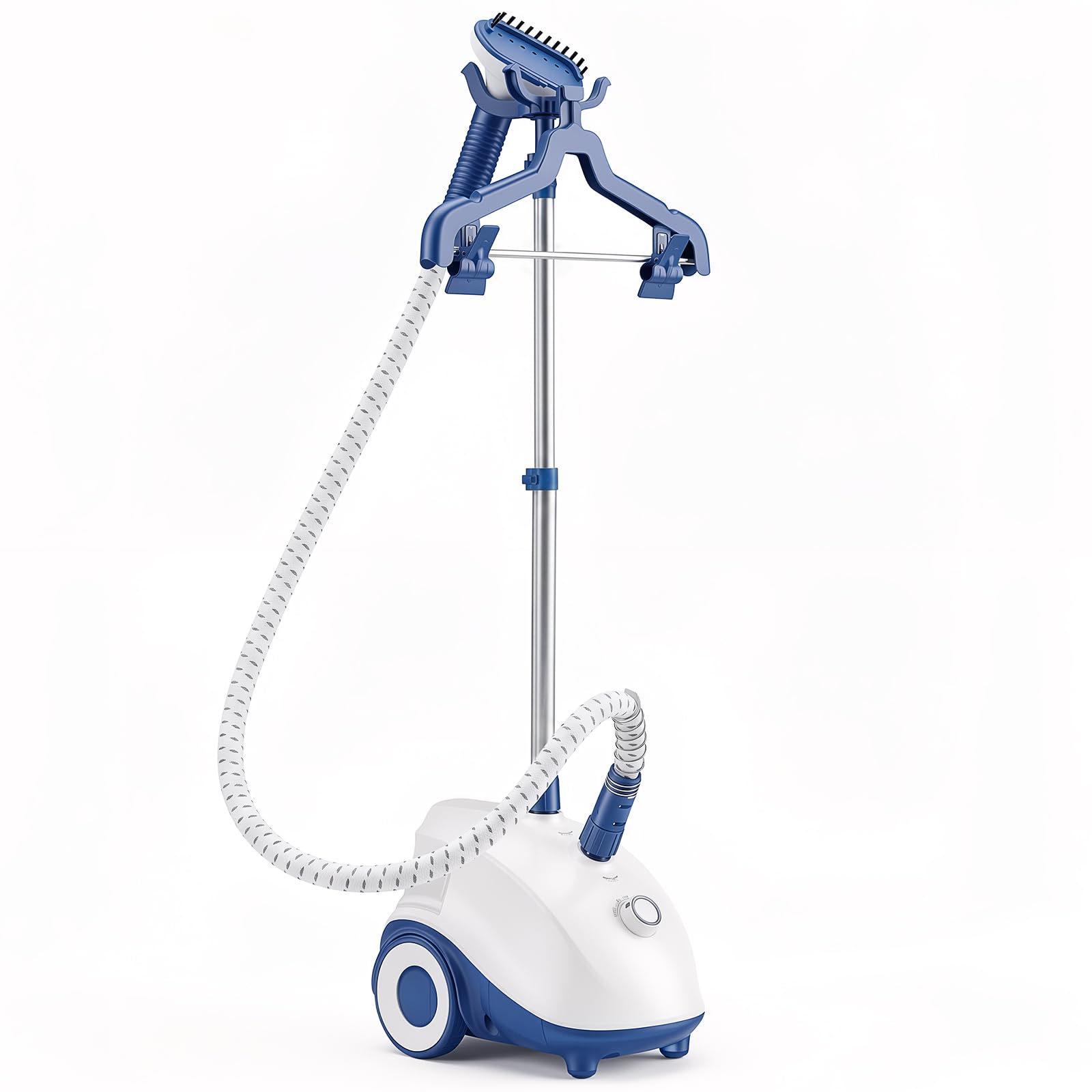 Sweetcrispy Kleiderdampfer 1500 W, leistungsstarker Steamer, vertikaler Dampfbügler mit Rollen, 1,7 L Wassertank (bis zu 55 Min.), professioneller Faltenentferner, Aufheizzeit 45 Sek