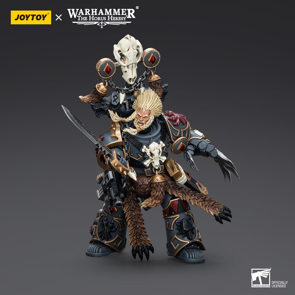 JOYTOY ウォーハンマー40K GEIGOR FELL-HAND JOYTOY WARHAMMER Space Wolves Geigor Fell-Hand Action Figure