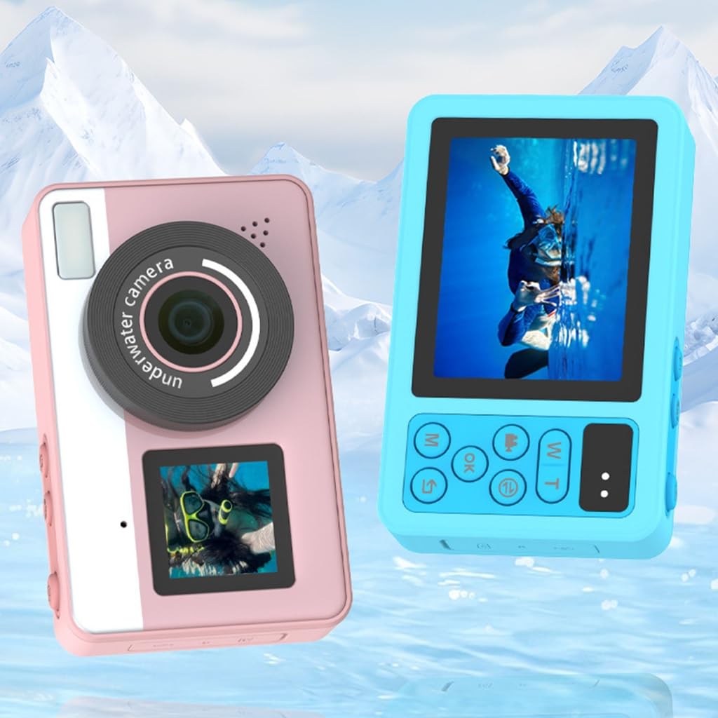 Appareil photo numérique étanche 2,8" 48 MP Résolution photo 3 m Profondeur légère