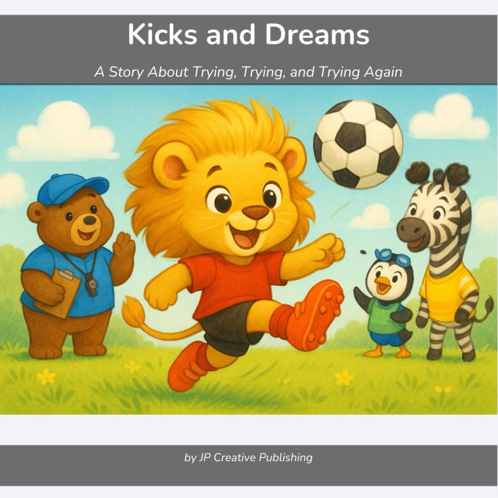 Kicks and Dreams: A Story About Trying, Trying, and Trying Again
