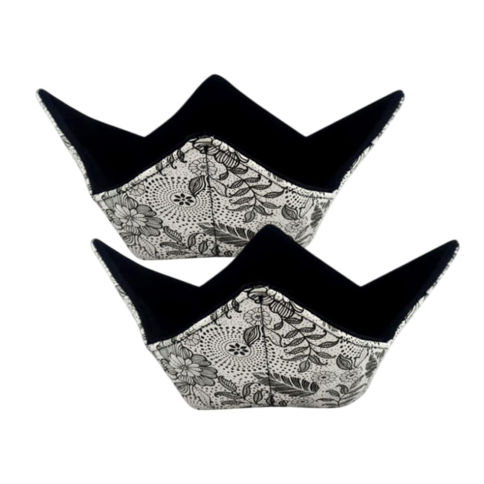 Of 2 Cotton Microwave Insulated Bowl Holders for Soup Bowls Comfortable Pad Multifunctional Trivets