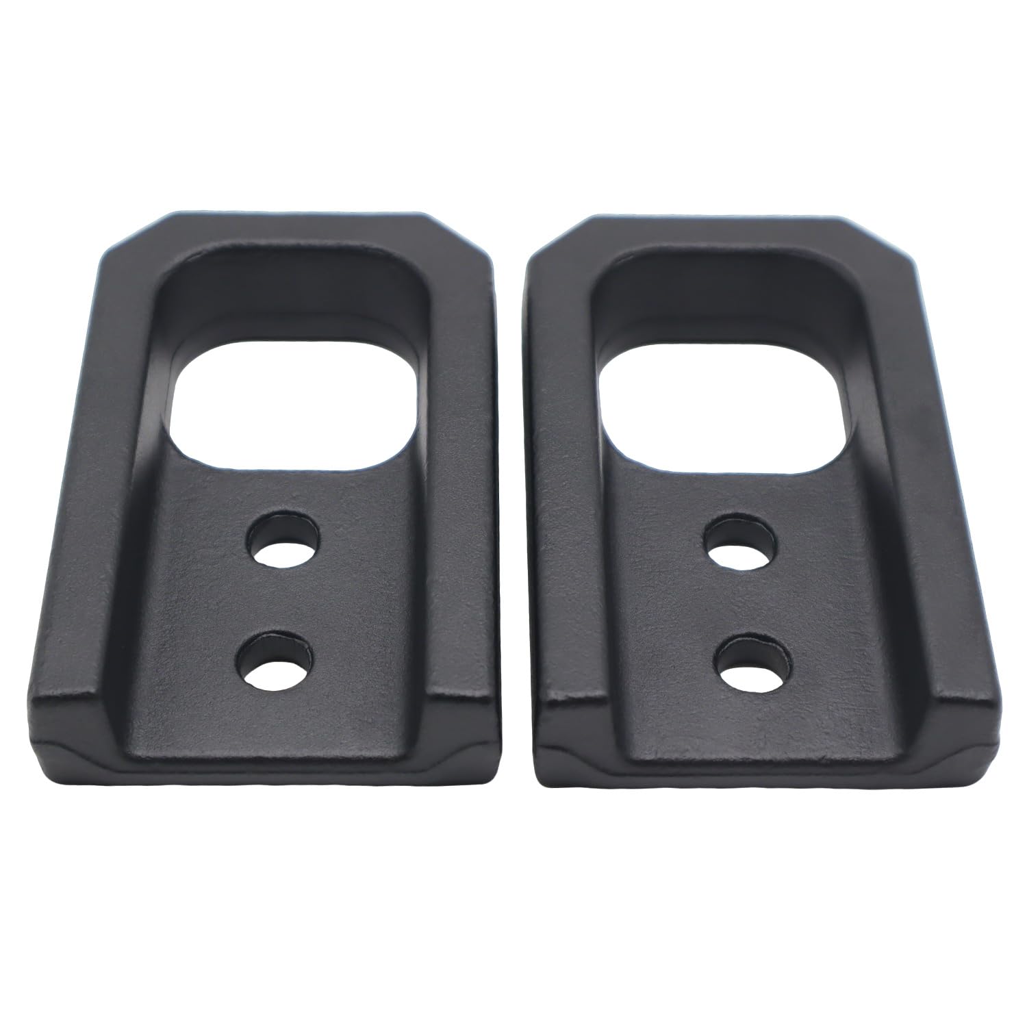 RJSJRAD 2Pcs Front Tow Hooks Compatible with Toyota Tacoma 2024-2026 4Runner 2025-2026, Black Left and Right