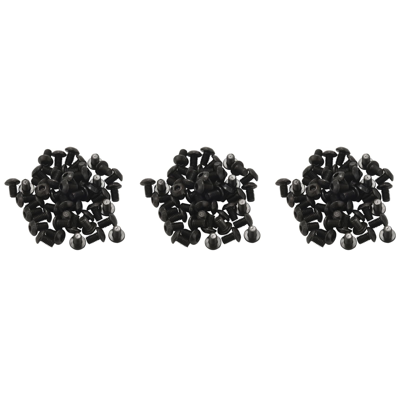 Jnchdghwa Black M5x8mm Button Head Hex Socket Cap Bolt 150 Pcs