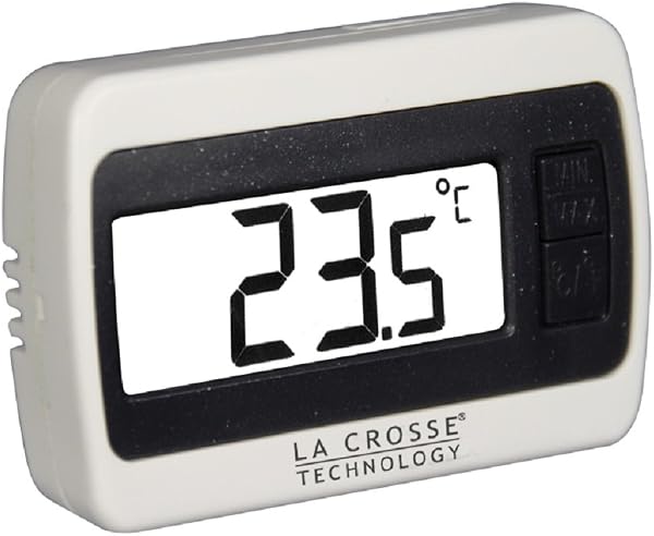 La Crosse Technology - WS7002 Petit thermomètre d'intérieur - Blanc. - 1